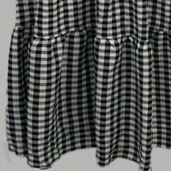 Boho Gingham Print Ruffle Sleeve Maxi Dress - Picture 7 of 7